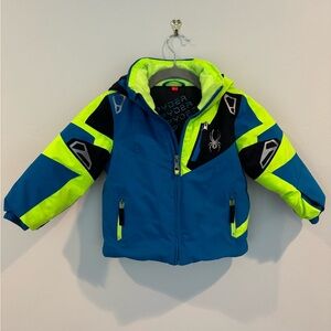 Spyder Boys Mini Leader Jacket  - Insulated Ski‎ Jacket - Winter - Size 2